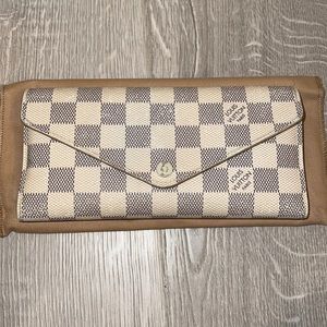 Louis Vuitton Josephine Damier Azur coated canvas wallet